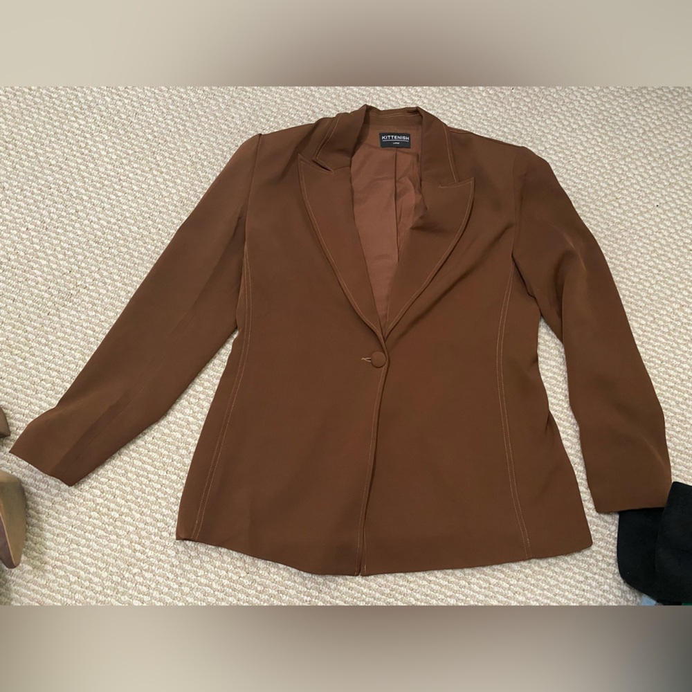 Brown blazer